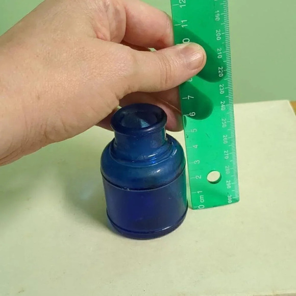 Cobalt  Blue Ink Well - Picture 6 of 6
